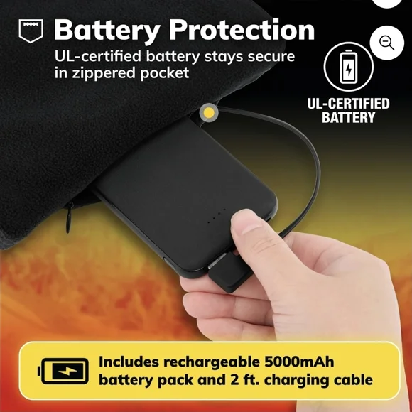 Heated Neck Warmer -7hour 3heat settings. NIB - Picture 6 of 7